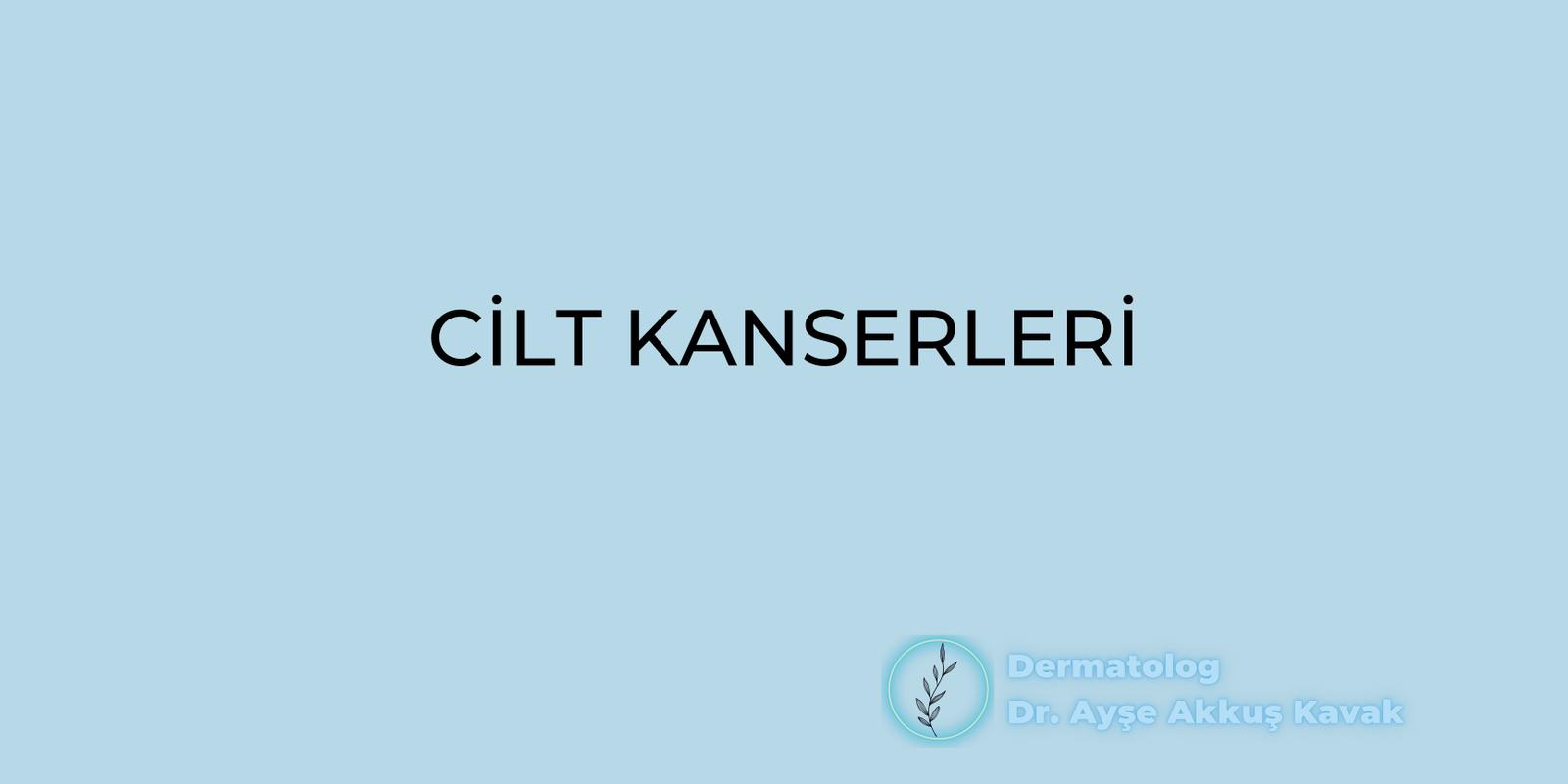 Cilt Kanserleri